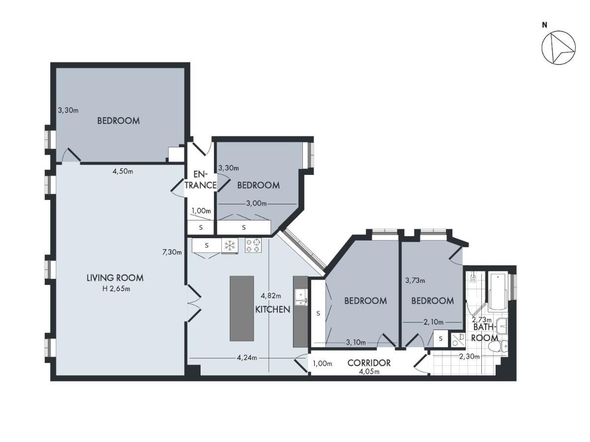 Sanders Stage - Enchanting Four-Bedroom Apartment Near Nyhavn Koppenhága Kültér fotó